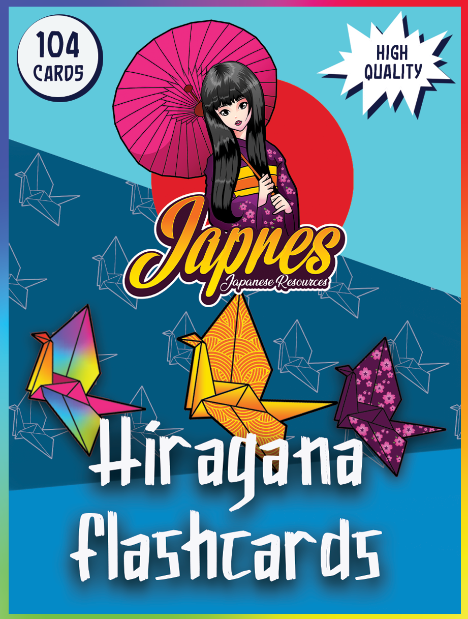 hiraganafrontofbox Hiragana Flashcards - Image 1